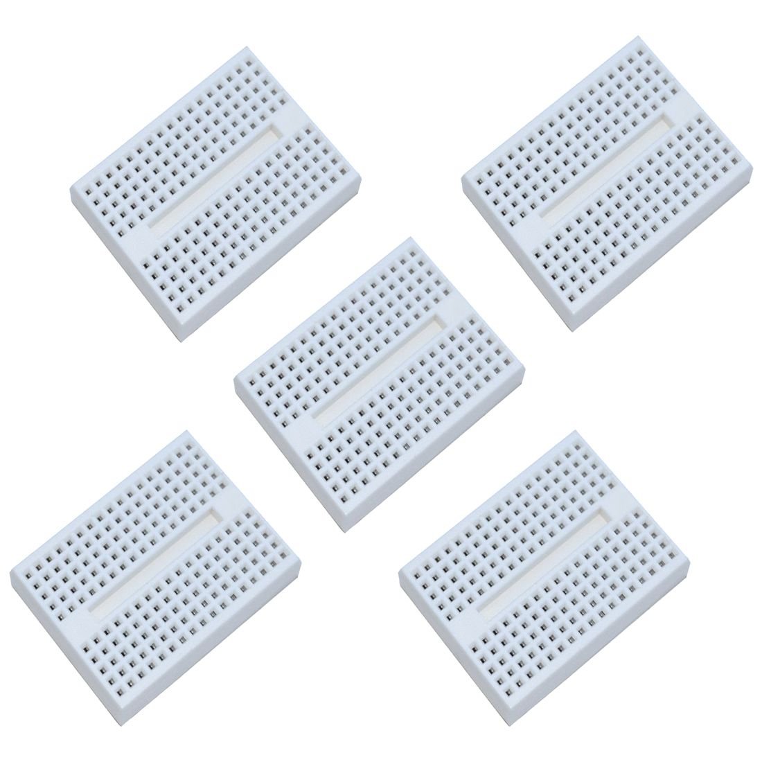 FEDUS 6pcs White 170 Tie-Points Mini Solderless Prototype Breadboard (B07CRXMPYS) Amazon Price History, Amazon Price Tracker