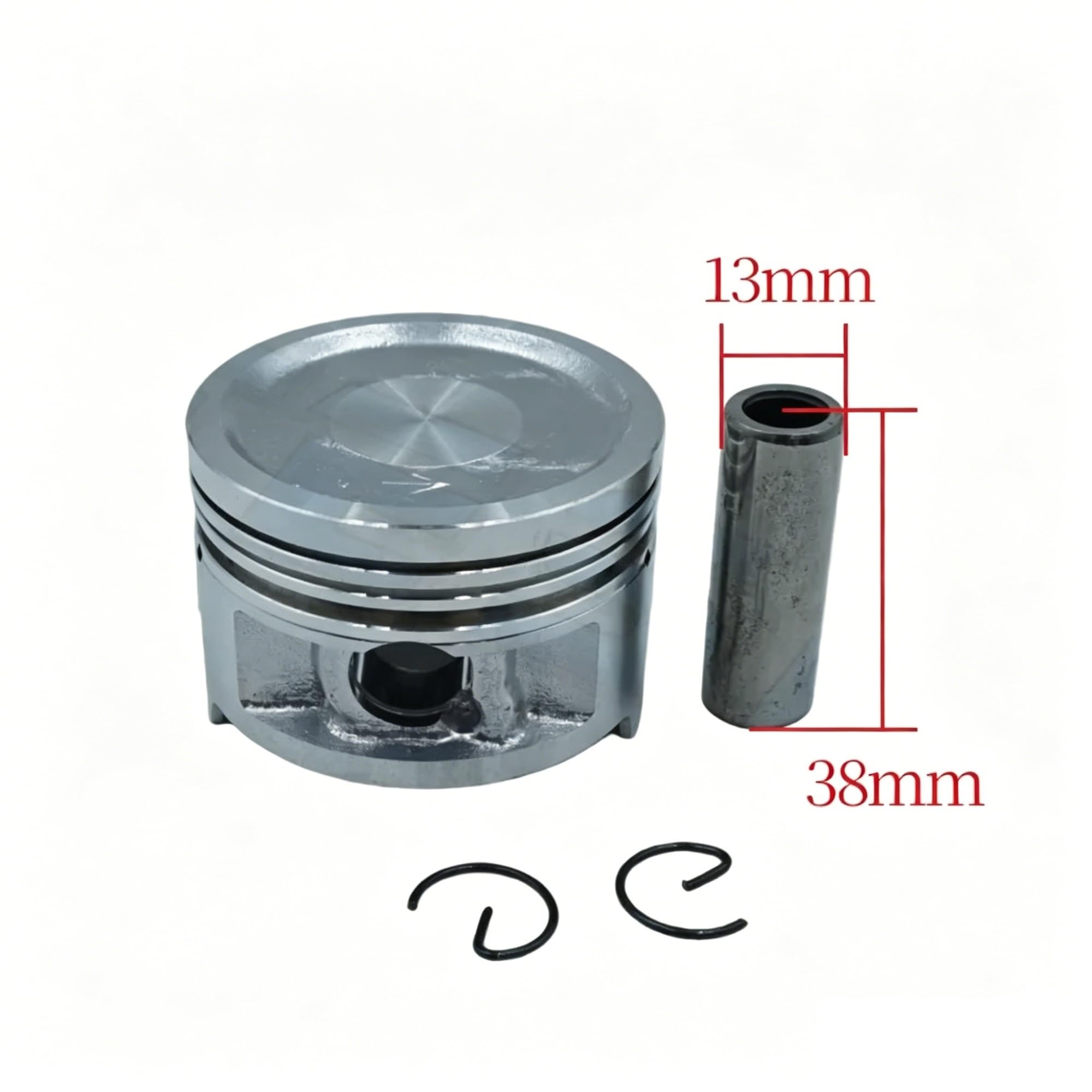 Fasce Elastiche 51.5mm Per XY125 Per XY 125cc Motore Del Motociclo 13mm Spillo Da Polso Pistone Anelli Kit Di Assemblaggio Pistone