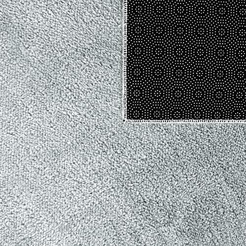 TT Home Teppich Kinderzimmer Waschbar rutschfest Kinderteppich Junge Mädchen Weich Pastell, Farbe: Grau, Größe:80x150 cm - 4