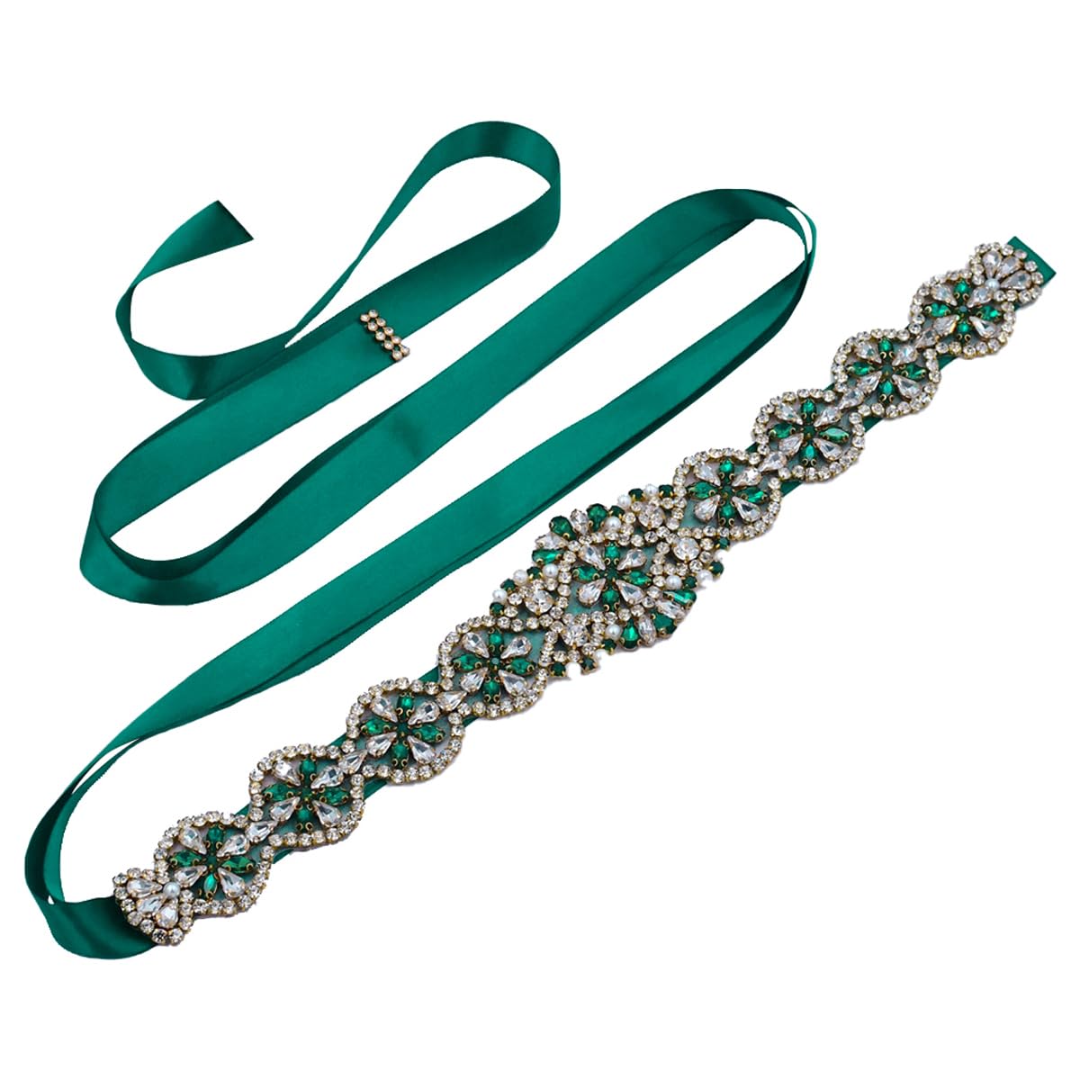 SASH！ Satin Floral Sash | David's Bridal