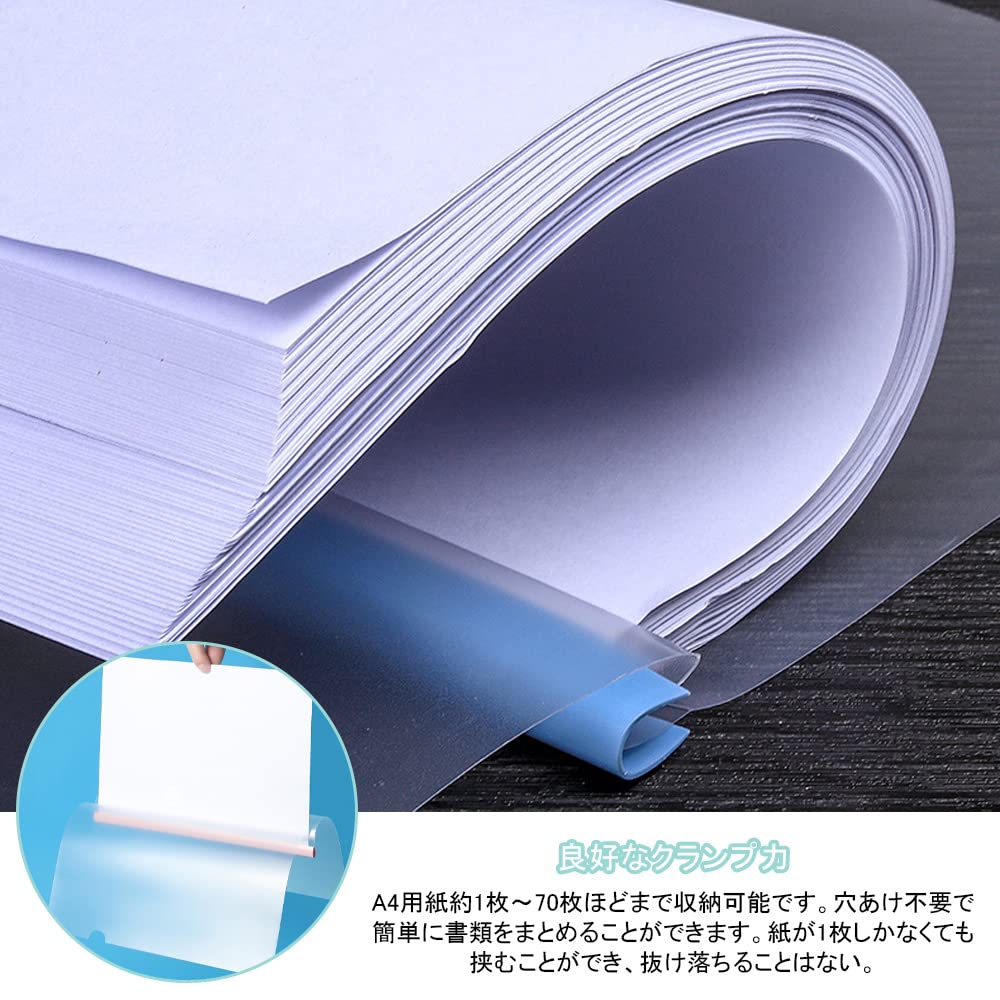 クリアファイル まとめ Amazon | BTtime クリアファイル収納ホルダー A4 レール