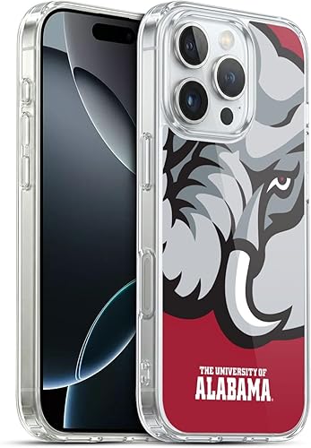 Miniatura 222 de Head Case Designs Funda de gel con logotipo oficial de la Universidad de Alabama UA [protección de grado militar] compatible con Apple iPhone 11