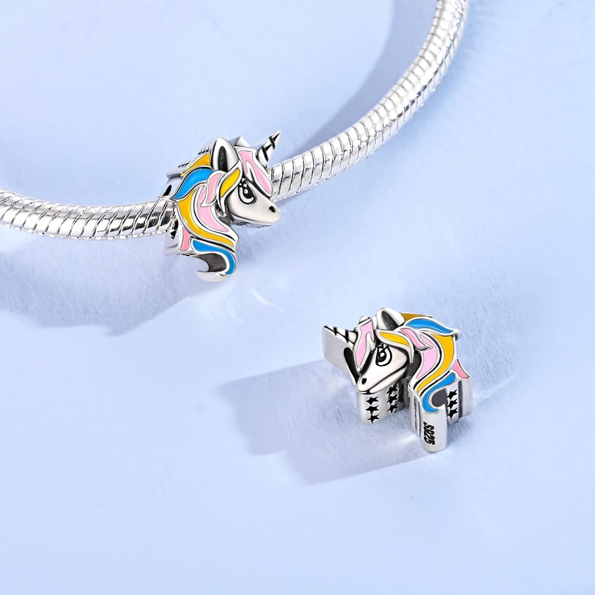 925 Sterling Silver Charms for Pandora Bracelets and Necklaces for Women Bead Carto... - Image 4