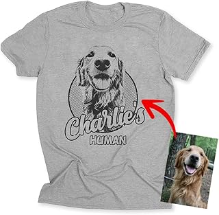 Pawarts Graphic Tees - Dog Tshirts for Women and Men (L, Athletic Heather)