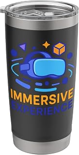 Immersive Experience 3D Goggles Stainless Steel Insulated Tumbler