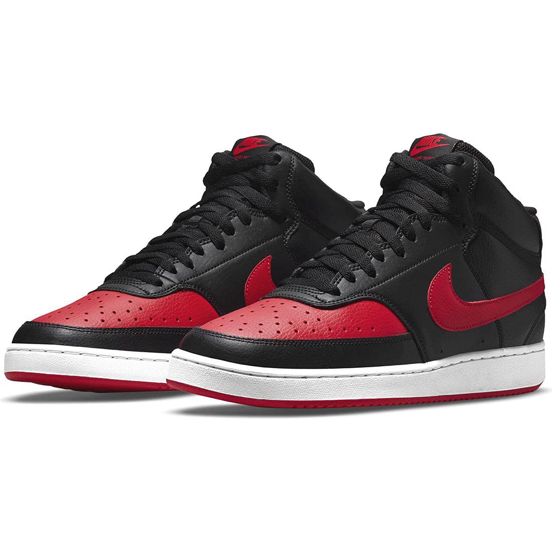 Nike DM8682-001 Vision Mid Court Vision Mid Black/University Red 27.0 cm black/university red