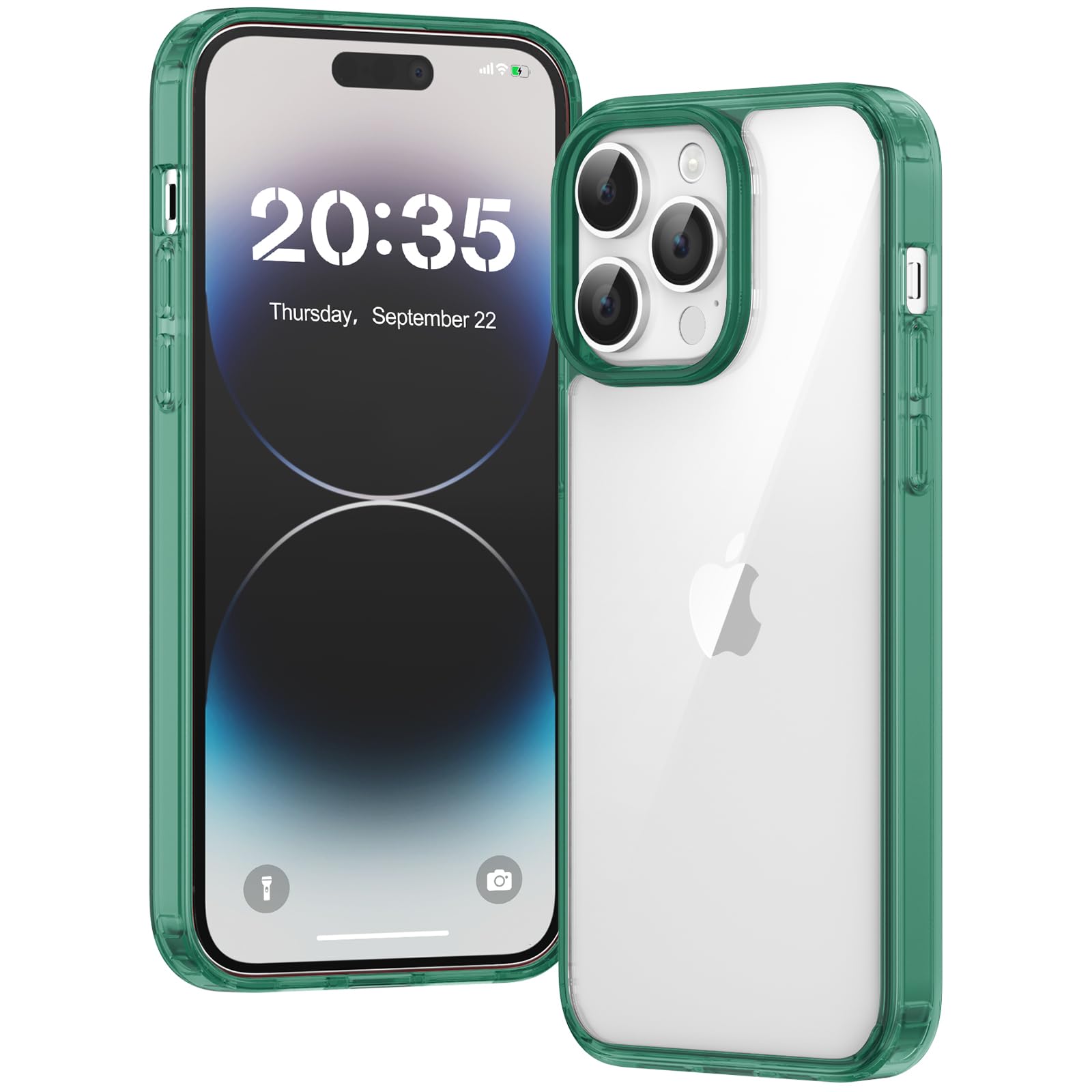 Clear Case for iPhone 15, Ultra Thin, Shockproof TPU Cover, Anti-Yellowing, Crystal Clear, Phone Case for Apple iPhone 15 - Clear — view 98