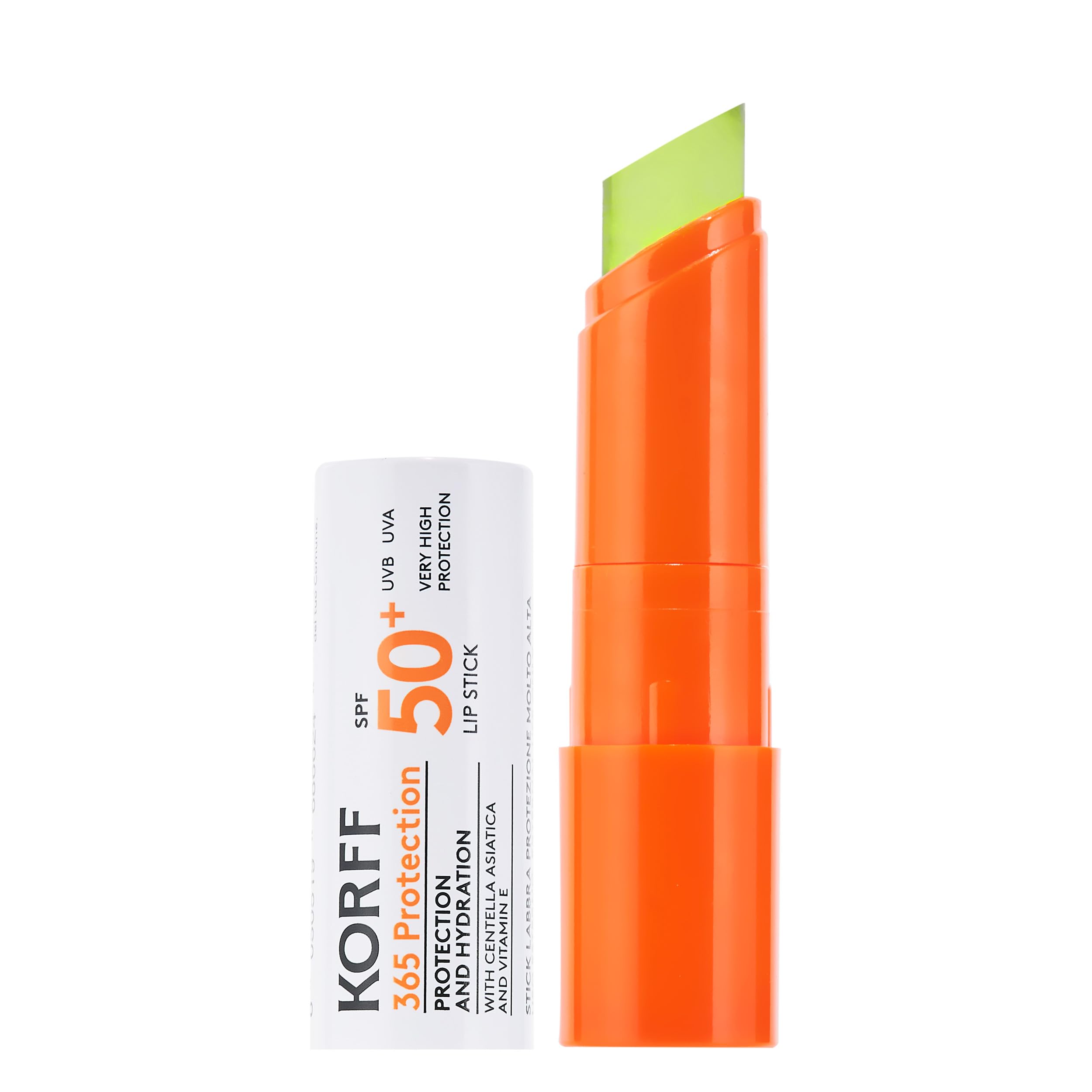 Korff 365 Protection, Stick Labbra SPF50+, Protezione Molto Alta, 4,5 ml