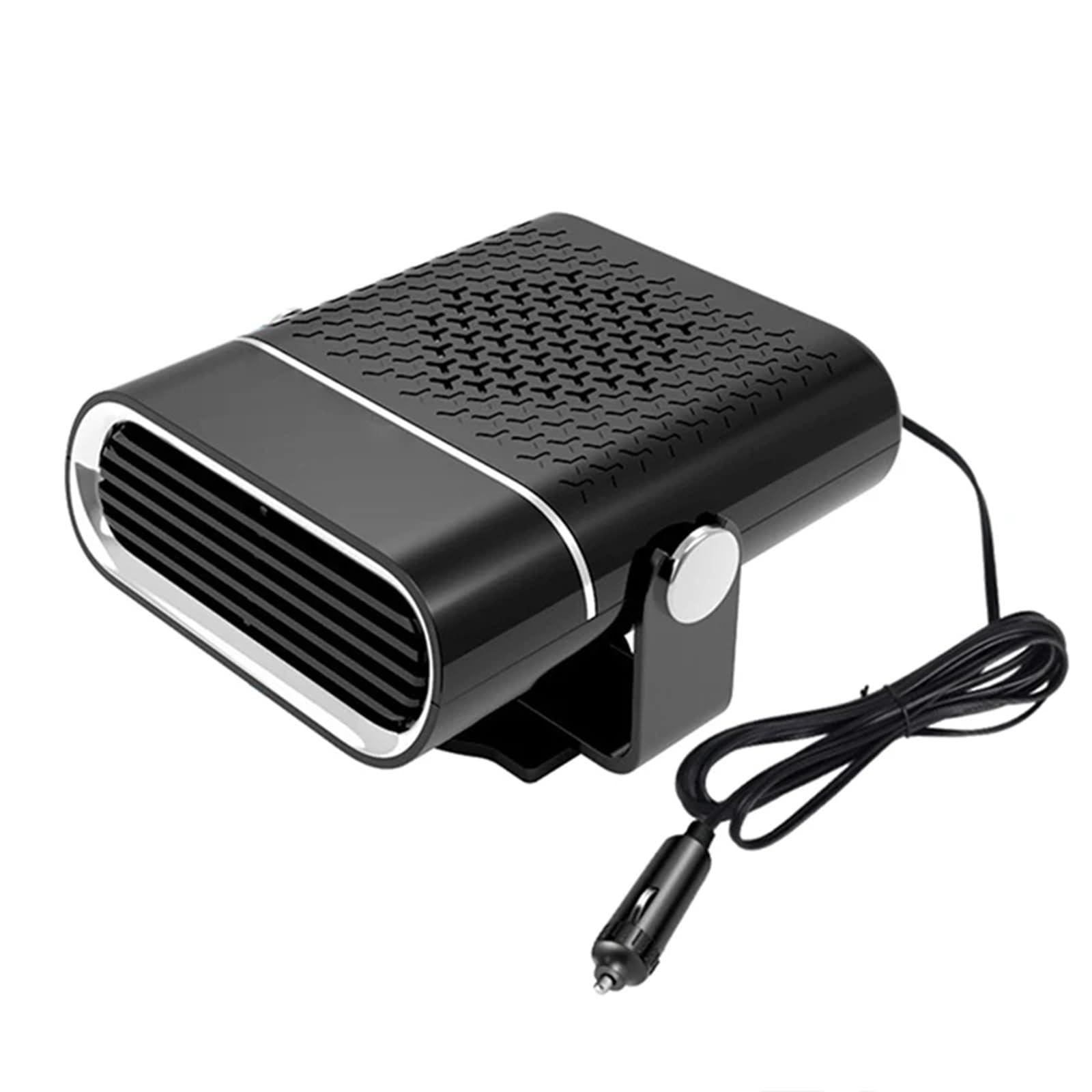 Winter Car Heater Ptc Mini Car Heater Fan Windshield Car Heater Portable Fan For Cars Windshield Defroster Demister(Black)