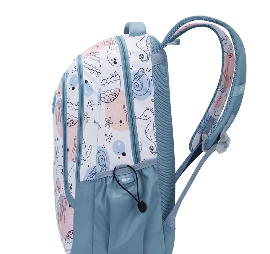 Image of Skybags CHARM 01 4 Compartment SCHOOL BACKPACK CAMEO BLUE