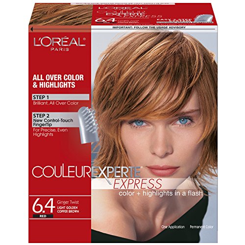 L'Oréal Paris Couleur Experte 2-Step Home Hair Color & Highlights Kit, Ginger Twist