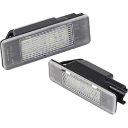 Luces Del Tablero De Mitsubishi Lancer AutoStyle v-032002 luz de placa de matrícula LED sobre mesure-/Peut divers-version 2, Black