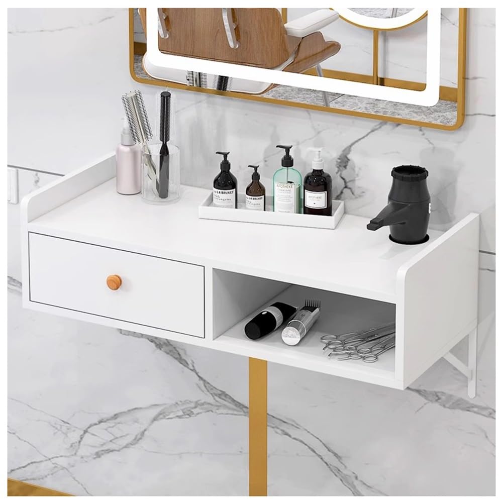Étagère murale pour console évite les fils visibles dans la salle de bain