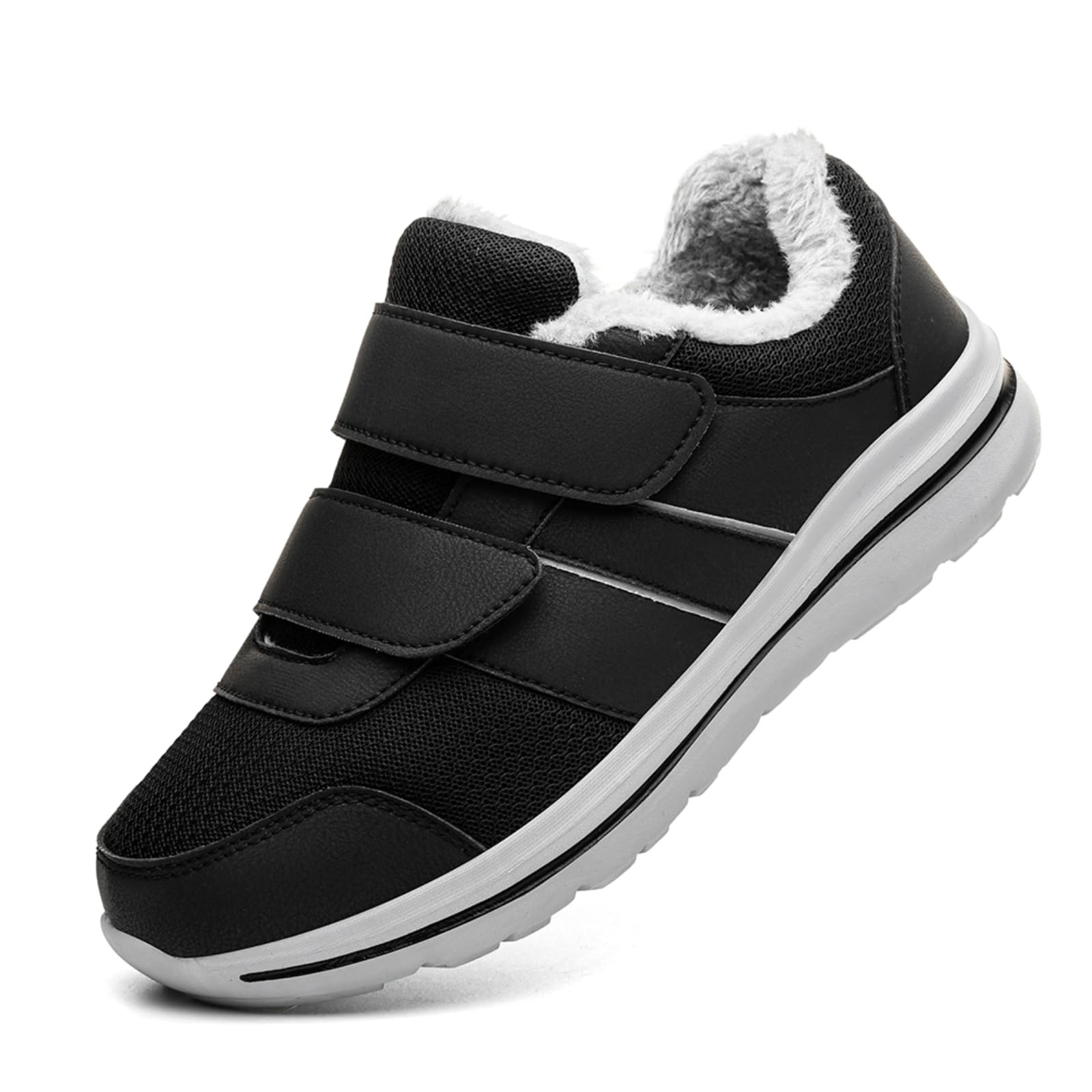 Zapatos Extra Ancho Mujer Hombre Invierno Cálidas | Botas de nieve para invierno con botines cálidos con forro de piel Zapatos Especiales para Juanetes
