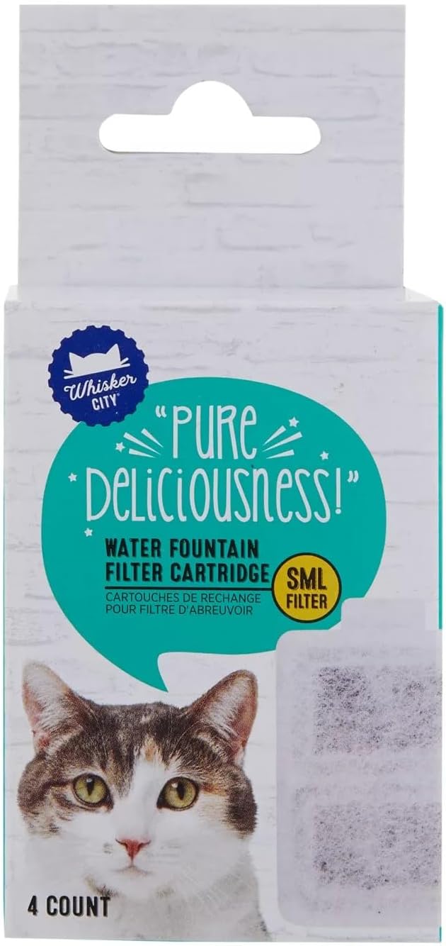 Water Fountain Filter Cartridges - 4 Pack (Small)