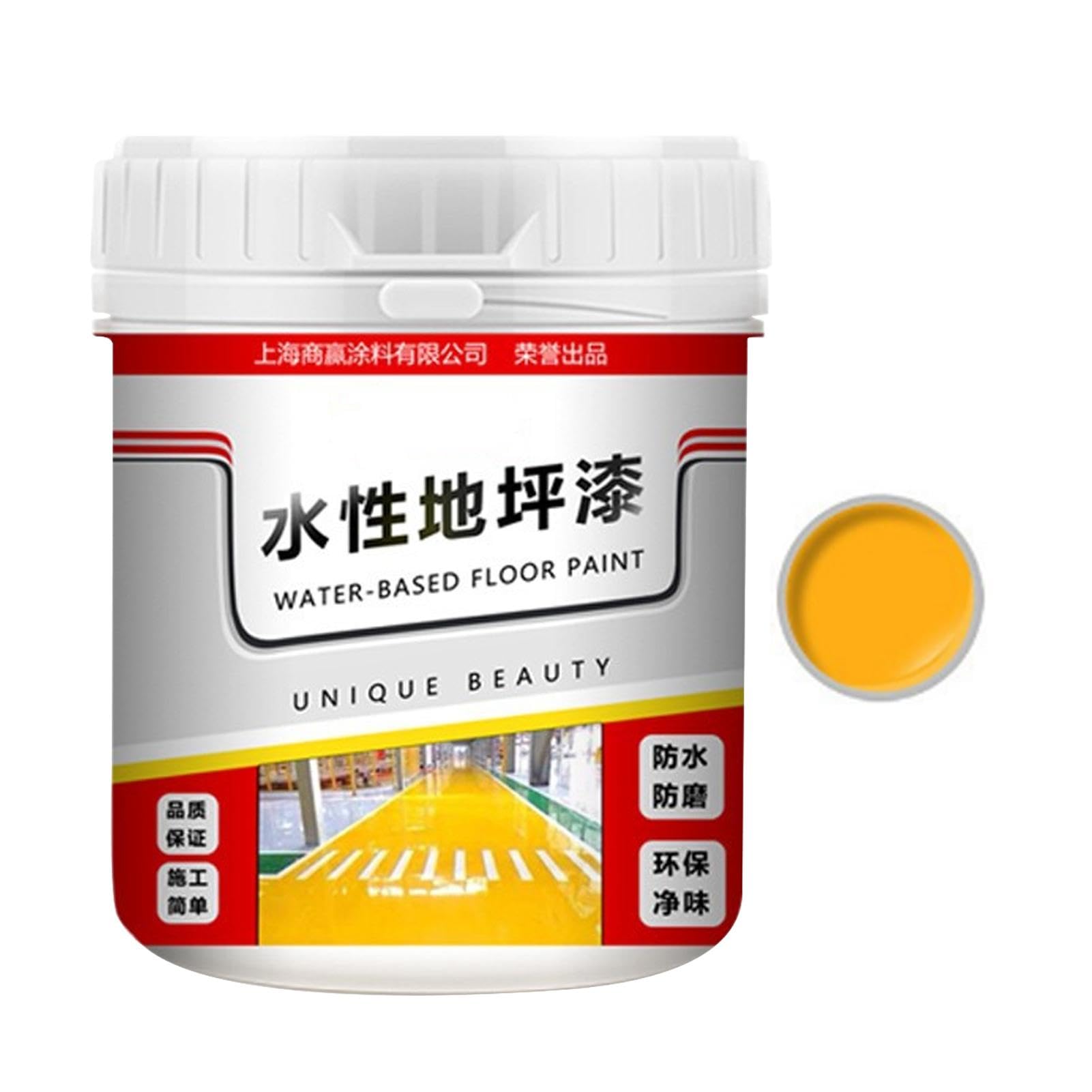 Epoxy Floor Paint, 1000g Waterproof Water-Based Epoxy Floor Paint