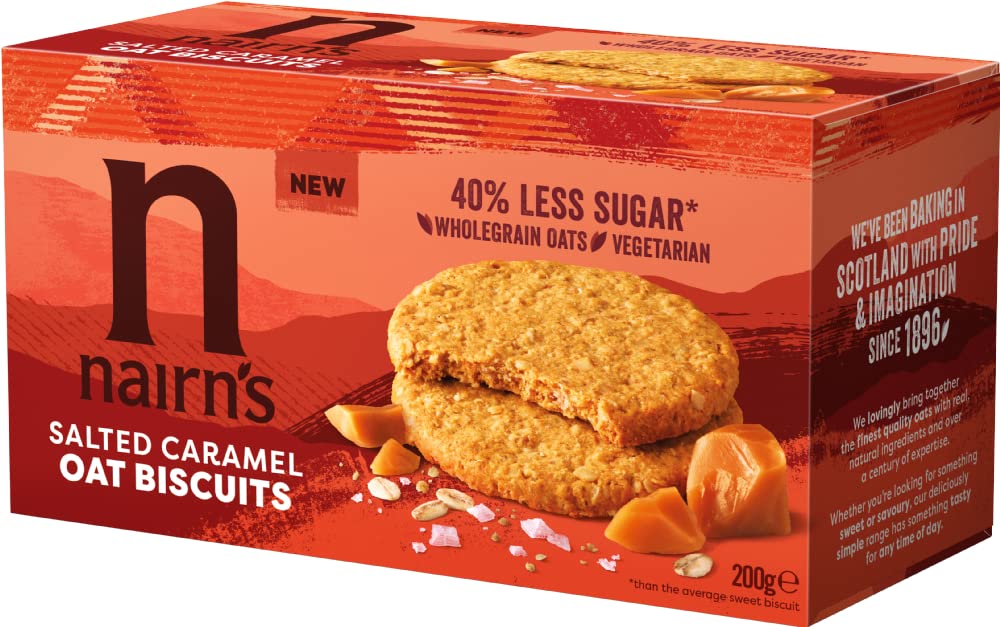 Nairn's Salted Caramel Oat Biscuits (200gm)