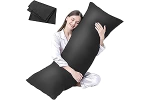 Achieve a Restful Slumber with Our Ultra-Comfy Black Long Pillow