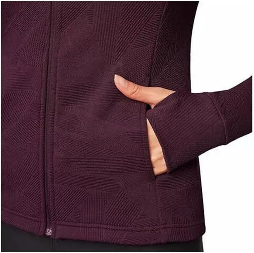 Mondetta Ladies' Jacquard Full-Zip Jacket (US, Alpha, Medium, Regular, Regular, Potent Purple) - Image 4