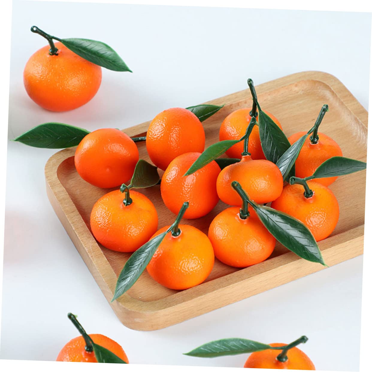 MAGICLULU 5 Sätze Modell Mit Gefälschten Orangen Obst-Modell- Kalk Zitrone Kunstobst Künstliche Früchte Künstliches Orangen-modelldekor Naturgetreue Fruchtdekorationen PVC 10 Stück * 5