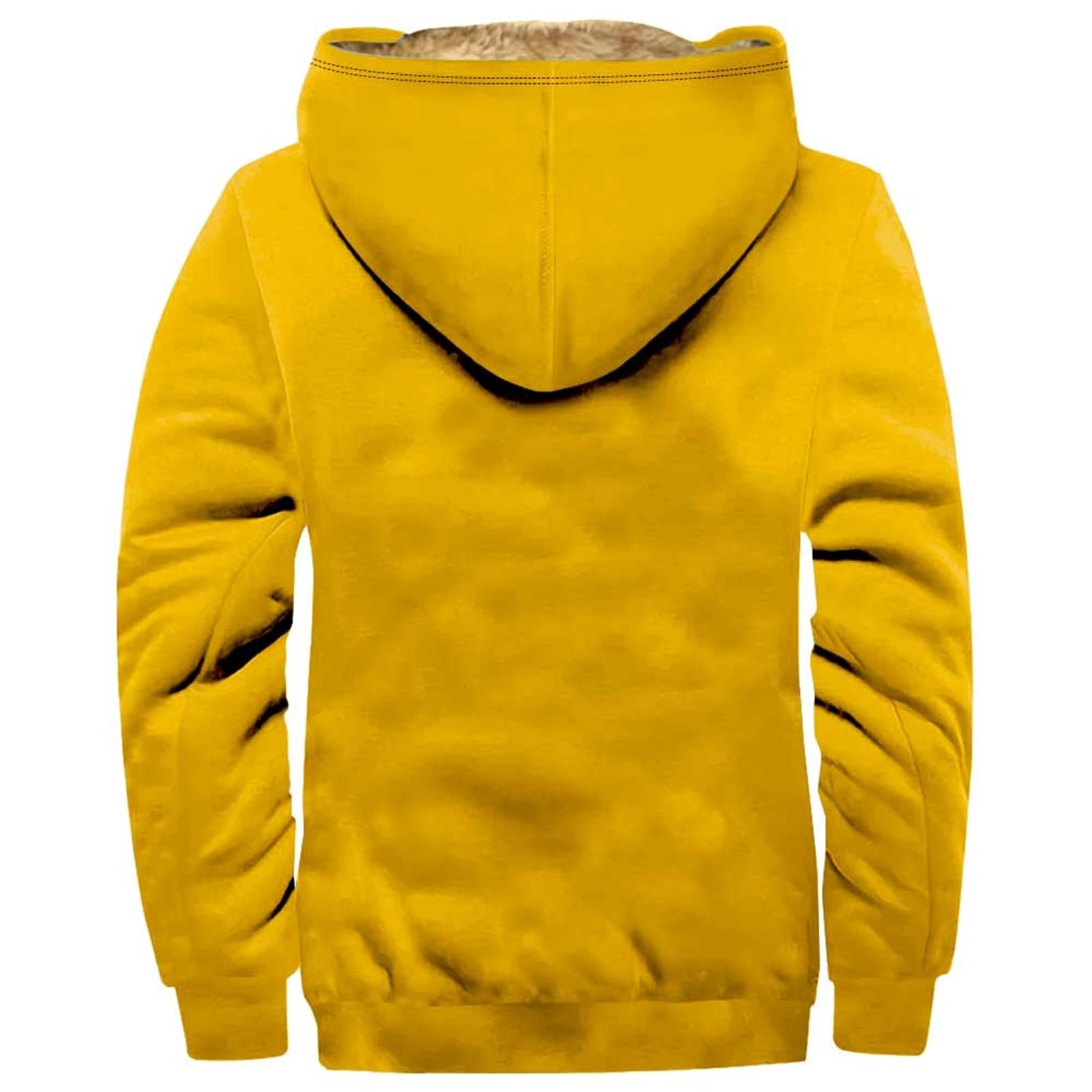 Veste d'hiver à capuche en polaire avec fermeture éclair intégrale pour