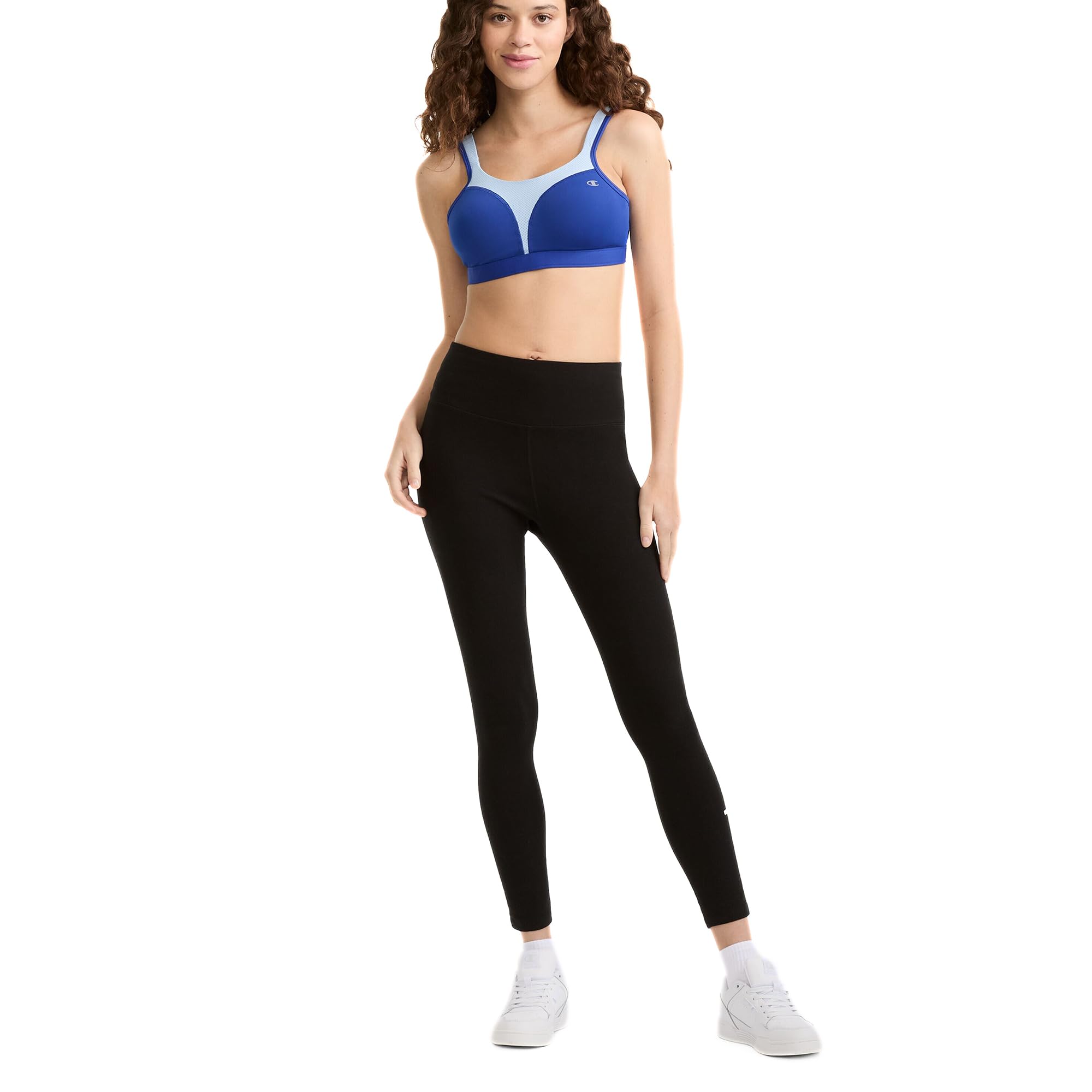 Champion Damski biustonosz sportowy, Spot Comfort, maksymalne wsparcie, mocny biustonosz sportowy dla kobiet, 90D