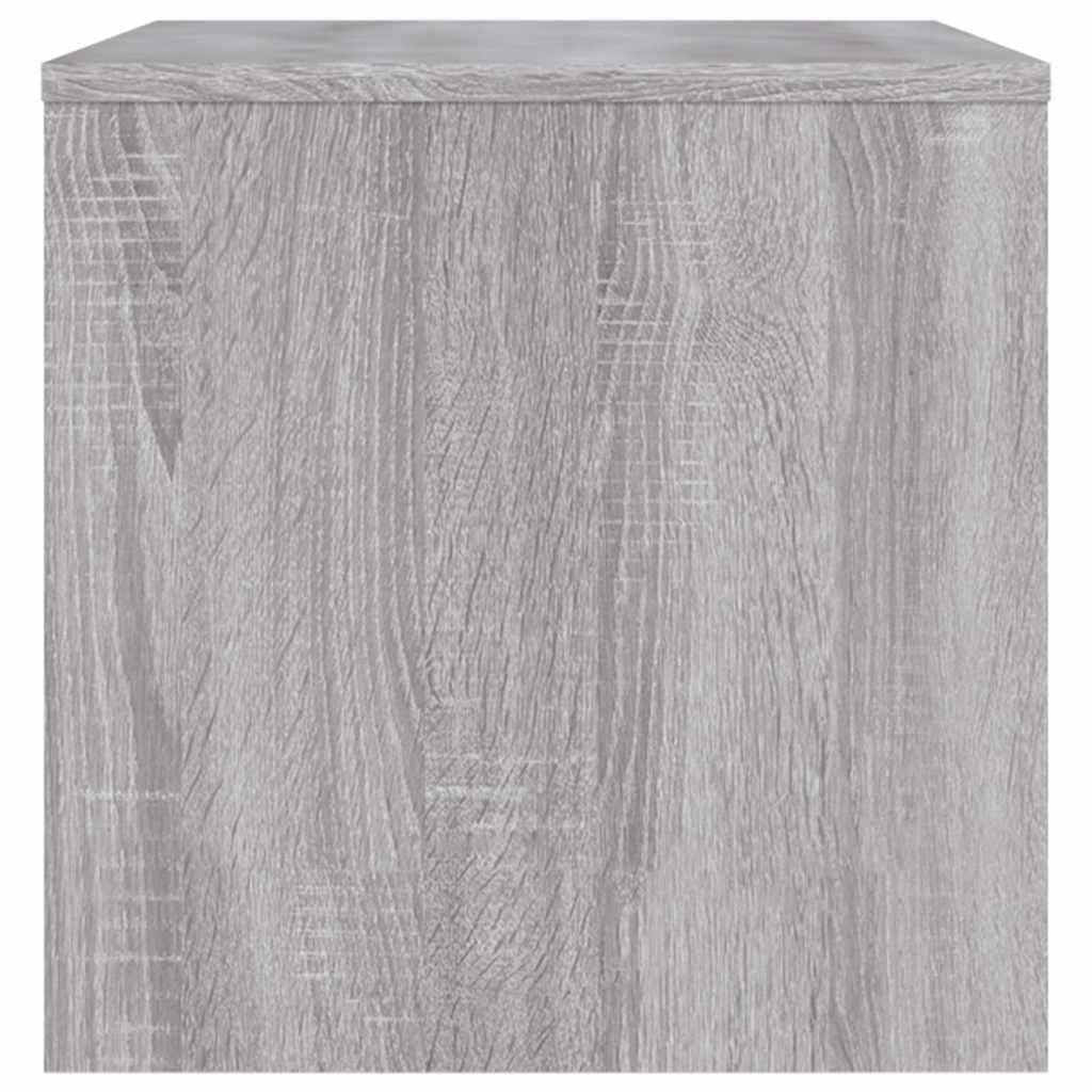 Mobile per TV grigio Sonoma, 80 x 40 x 40 cm, con scomparto aperto, spazio per soggiorno, camera da letto, home theater, come mobile basso, credenza