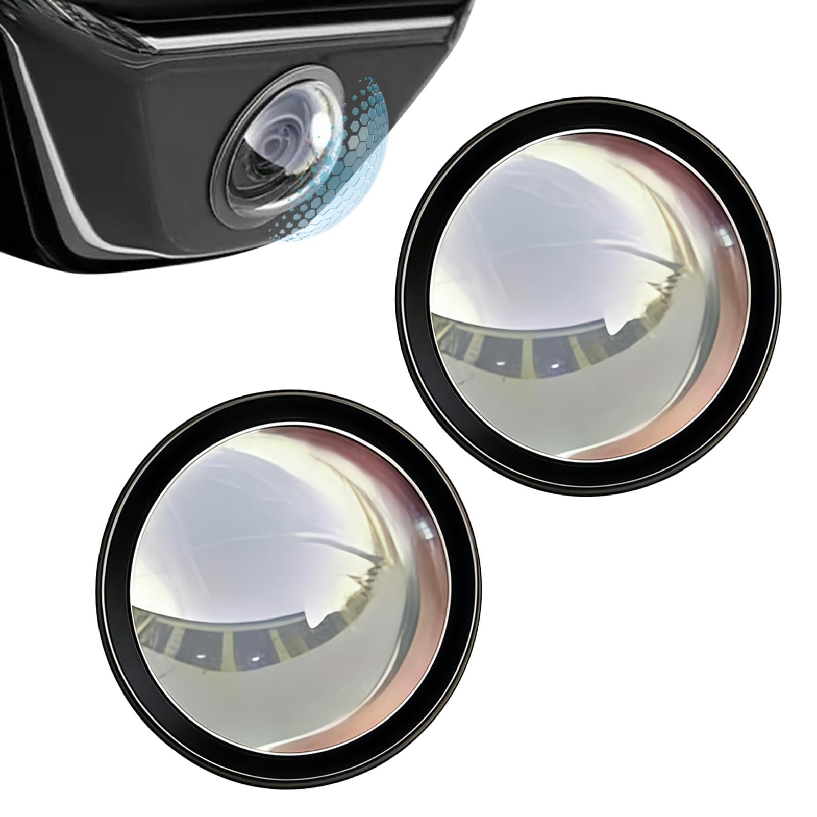 Woniyal Rear View Camera Cover Suitable for Abarth 595 Abarth 500 Abarth 124 Spider, Reversing Camera Shield Car Parking Lens Guard Rain Sun Shade Protection