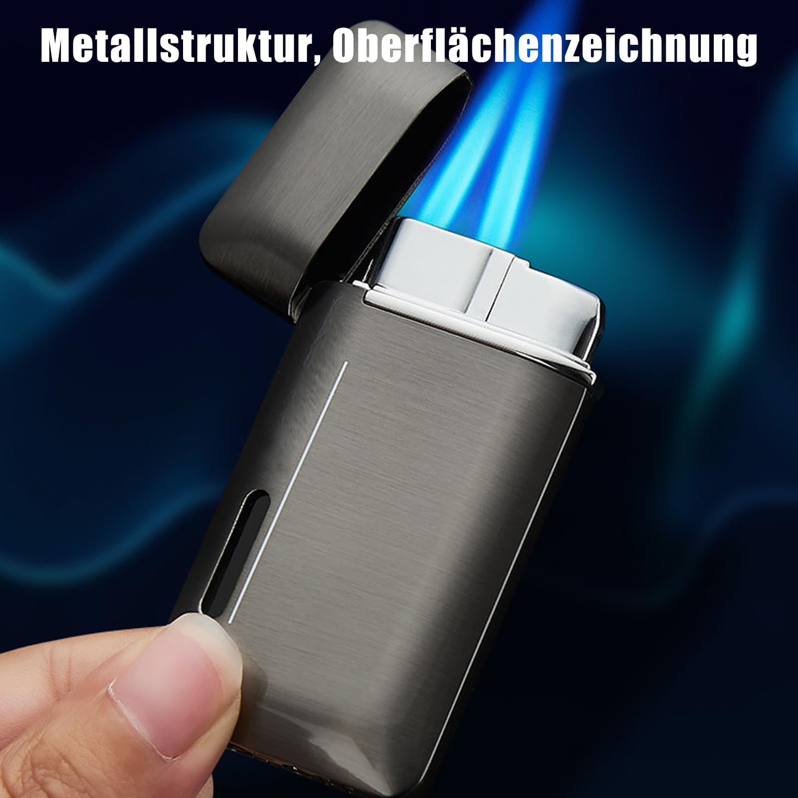 2 Accendini Da Tempesta, Accendino A Fiamma Jet, Accendino - Foto 4