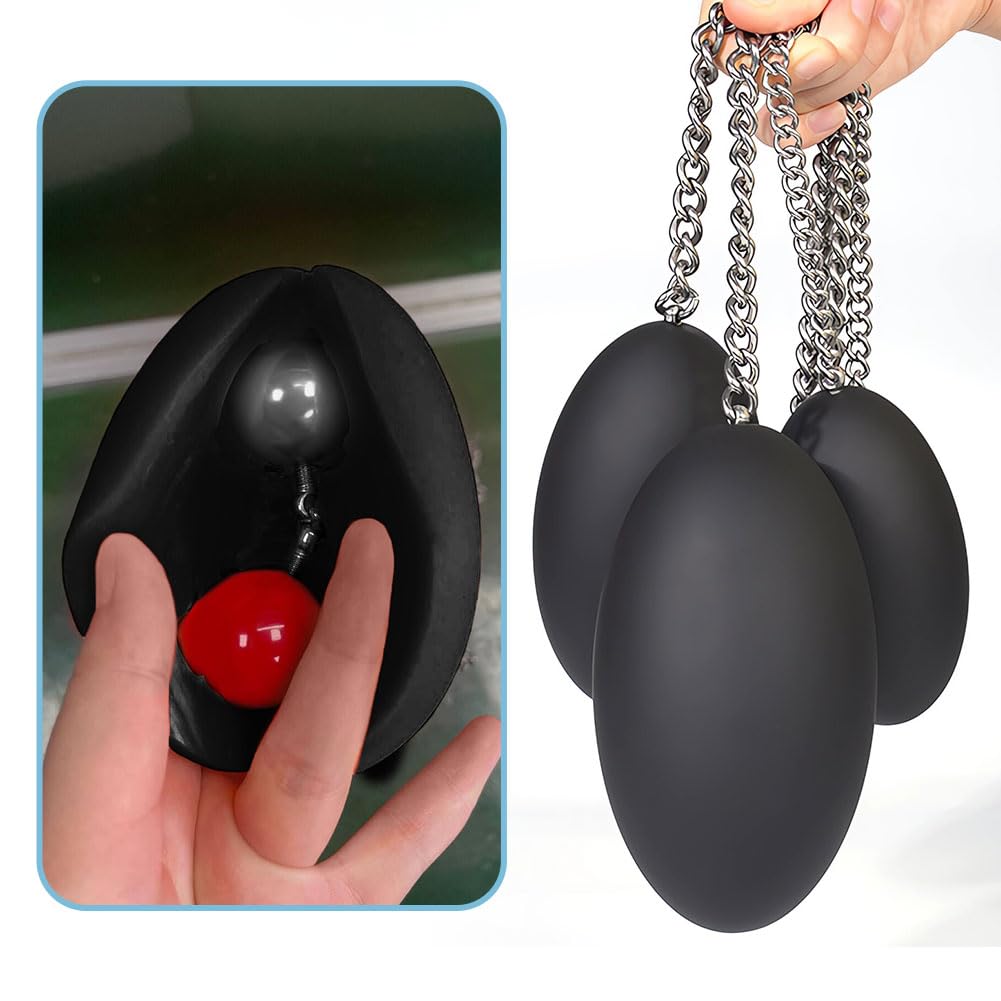 iquid Silicone Anal Plugs Egg-Shaped Butt Plug with Stainless Steel Pull Chain Prostate Massager Vaginal Stimulation for Women Men Couple Romi (L)