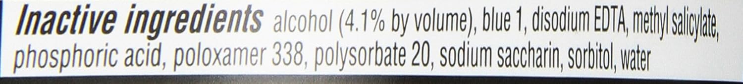 Orajel Antiseptic Mouth Sore Rinse 16 oz (Pack of 4)