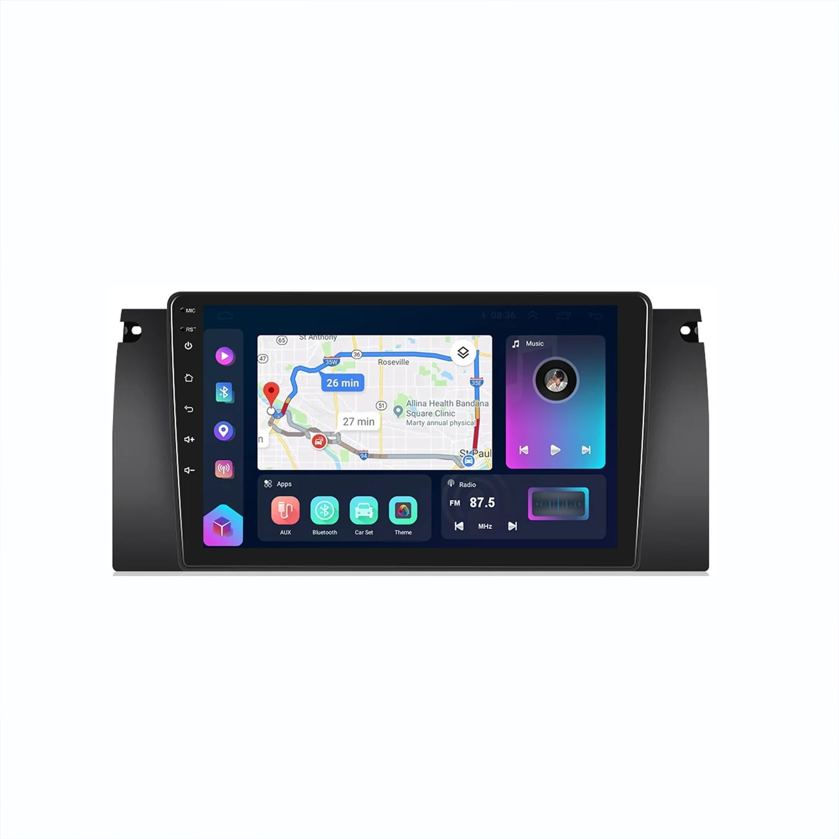 Autoradio Android 13 tactile avec HiFi WiFi et caméra de recul incluse S300