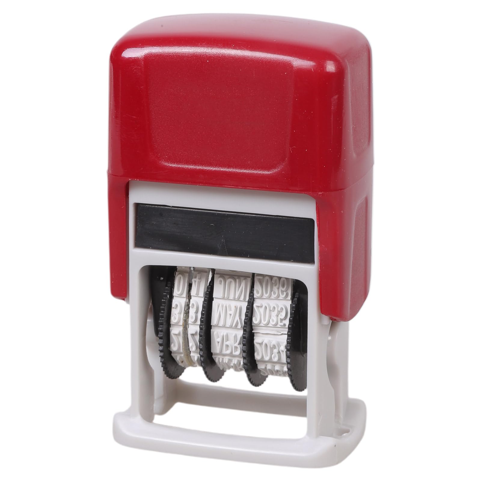 Multifunction English Date Stamp Adjustable Rubber Stamp Line Dater Number Roller Scrapbooking Date
