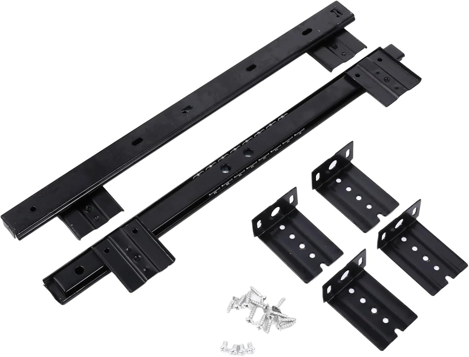 Drawer Slides Desk Keyboard Drawer Rail Tray Slide Track Adjustable Underdesk Computer
