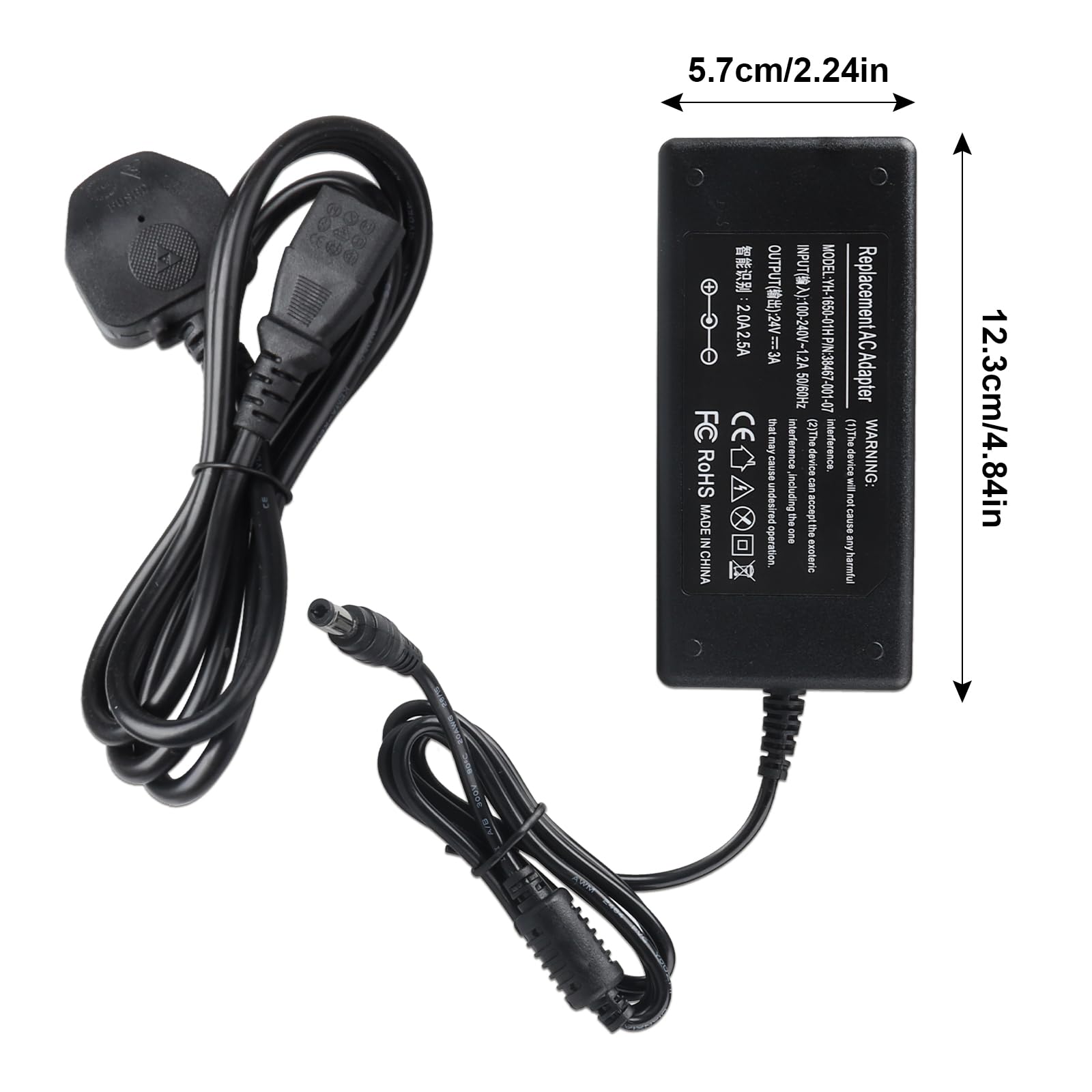 24V Power Supply For Logitech G29 G920 G923 G940 G27 Racing Wheel Driving Force GT Racing Wheel Power Cord Cable APD-DA-42H24 - Foto 5