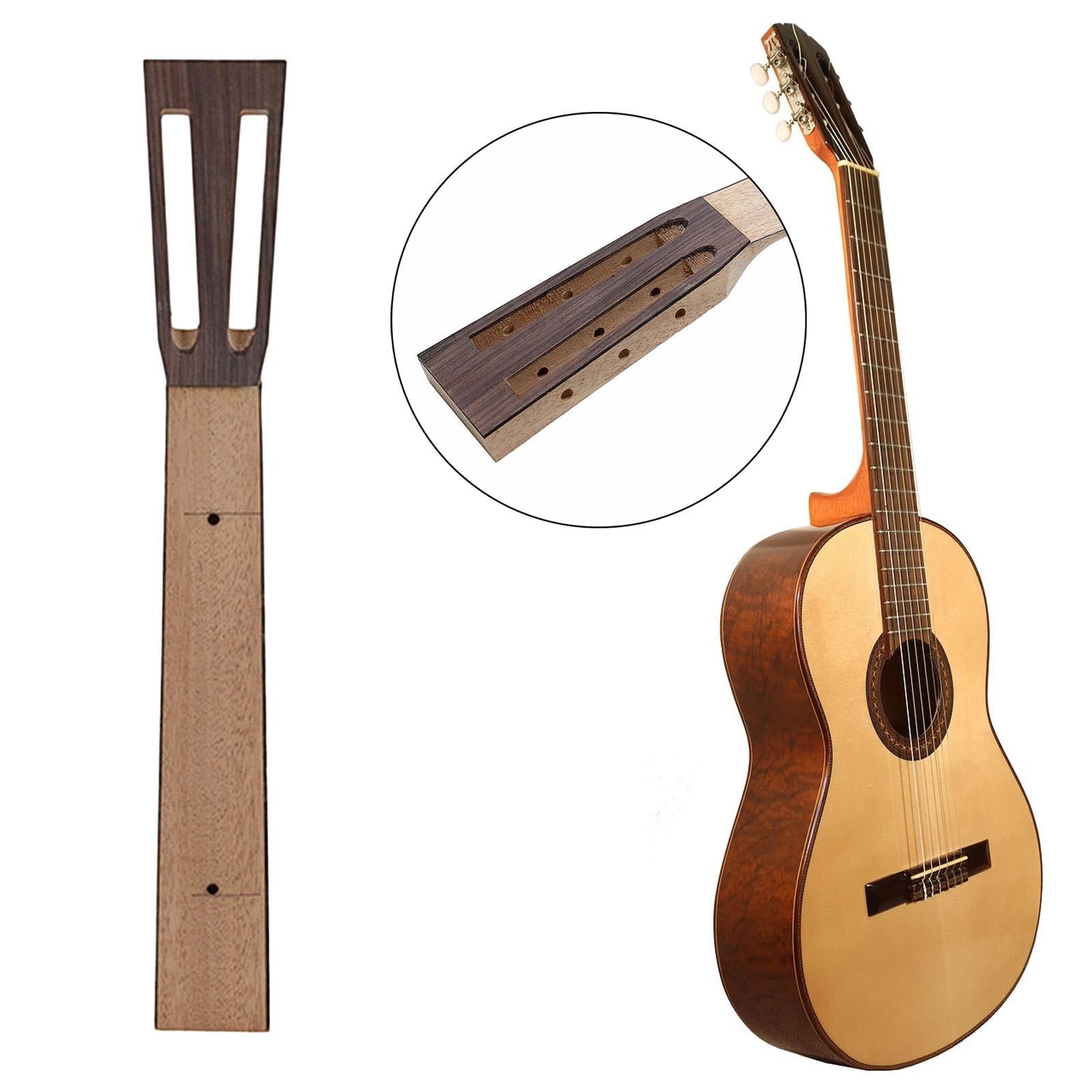 Guitar Neck per Chitarra Folk Ricambio Installazione Semplice Design Presa Comoda Realizzato in Legno Adatto a Liutai Musicisti Riparazione Fai, Style a