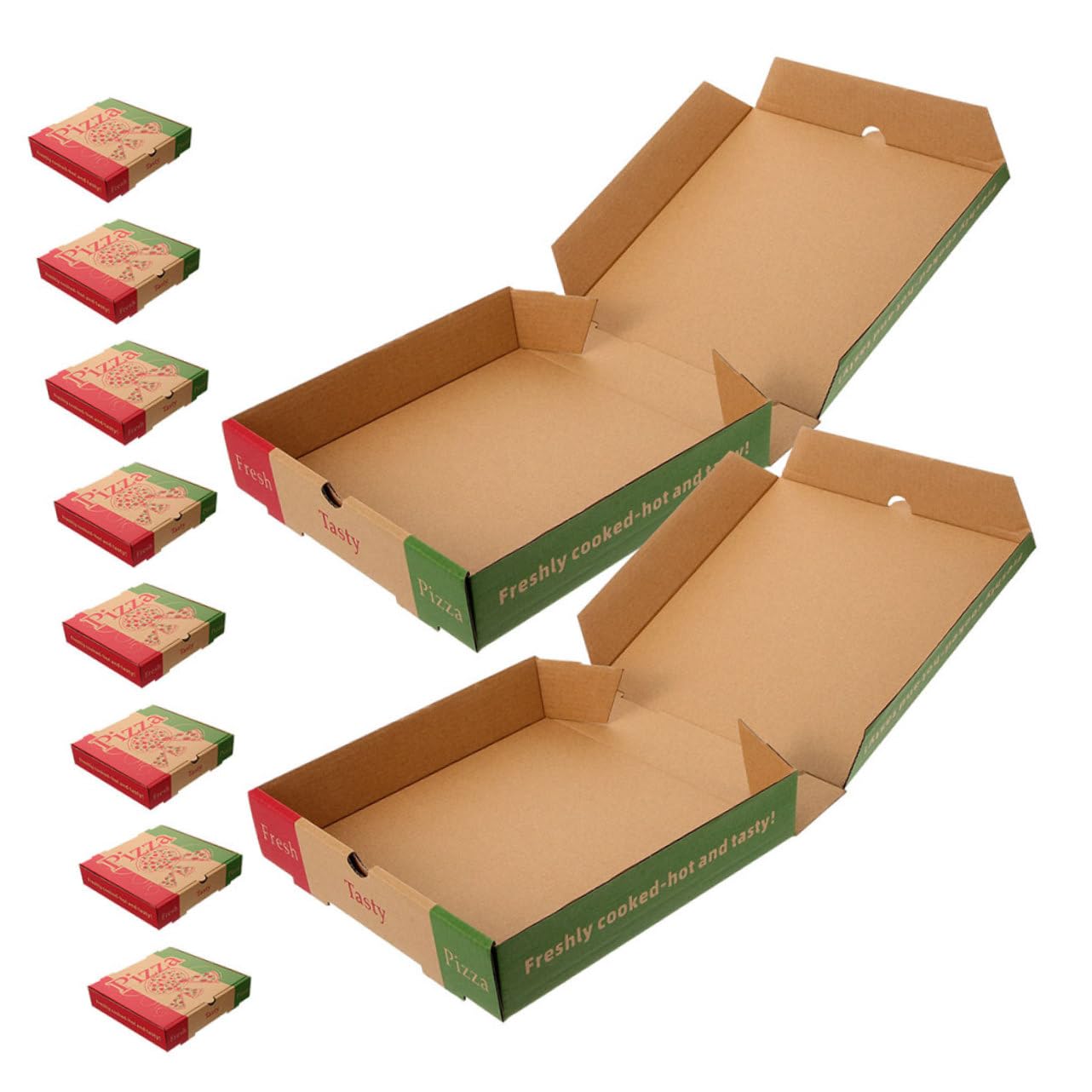 DECHOUS Thicken Pizza Wrapping Box 7in Pizza Box for Takeout Paper Pizza Container Easy to Decorate