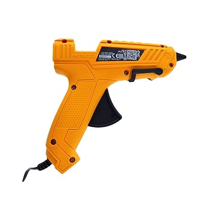SZONE Electric Corded Hot Melt 100W Standard Temperature Glue Gun, Glue Stick Diameter:11.2mm, Yellow