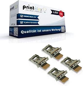 4x LED Panel Mounting Clips Ceiling Mount Set Clips Office Plus Series ...