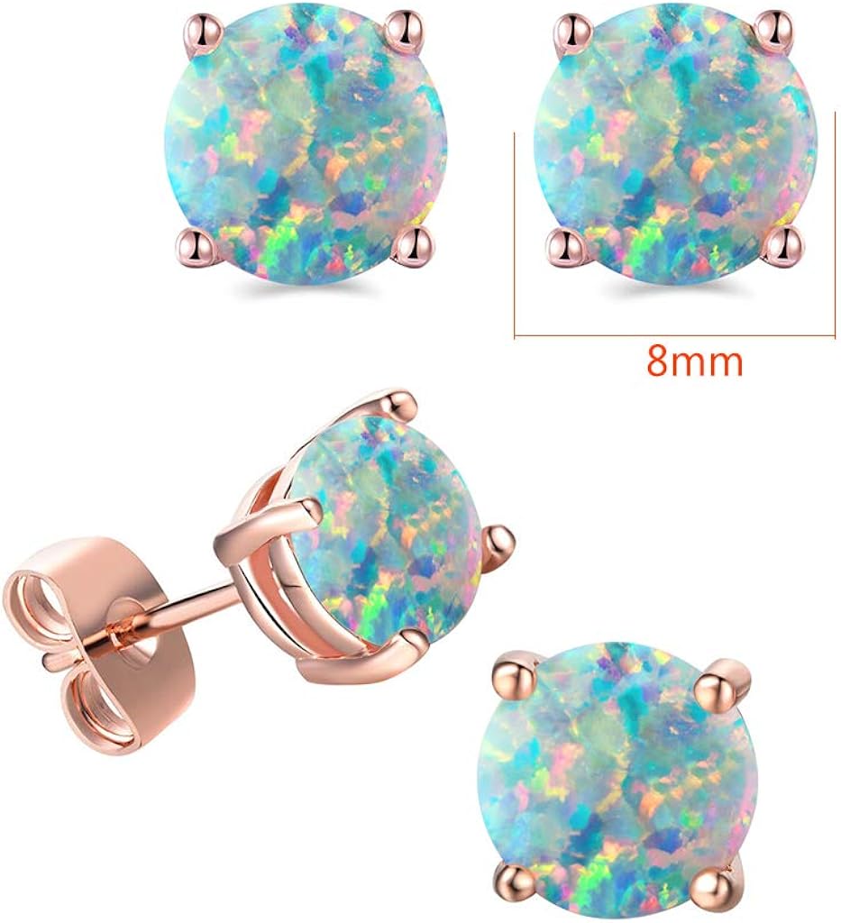 925 Sterling Silver Stud Earrings - Tiny Stud Earrings for Women Girls,Silver Ball Earrings Hypoallergenic Stud Earrings Set for Sensitive Ears(6 Pairs 2MM)