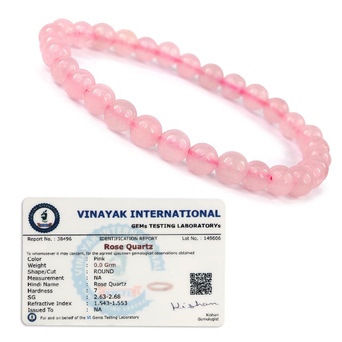 AAA Pink Conch Shell Beaded Bracelet - Natural Lobatus Shell Stretch Bangle, Reiki & Chakra
