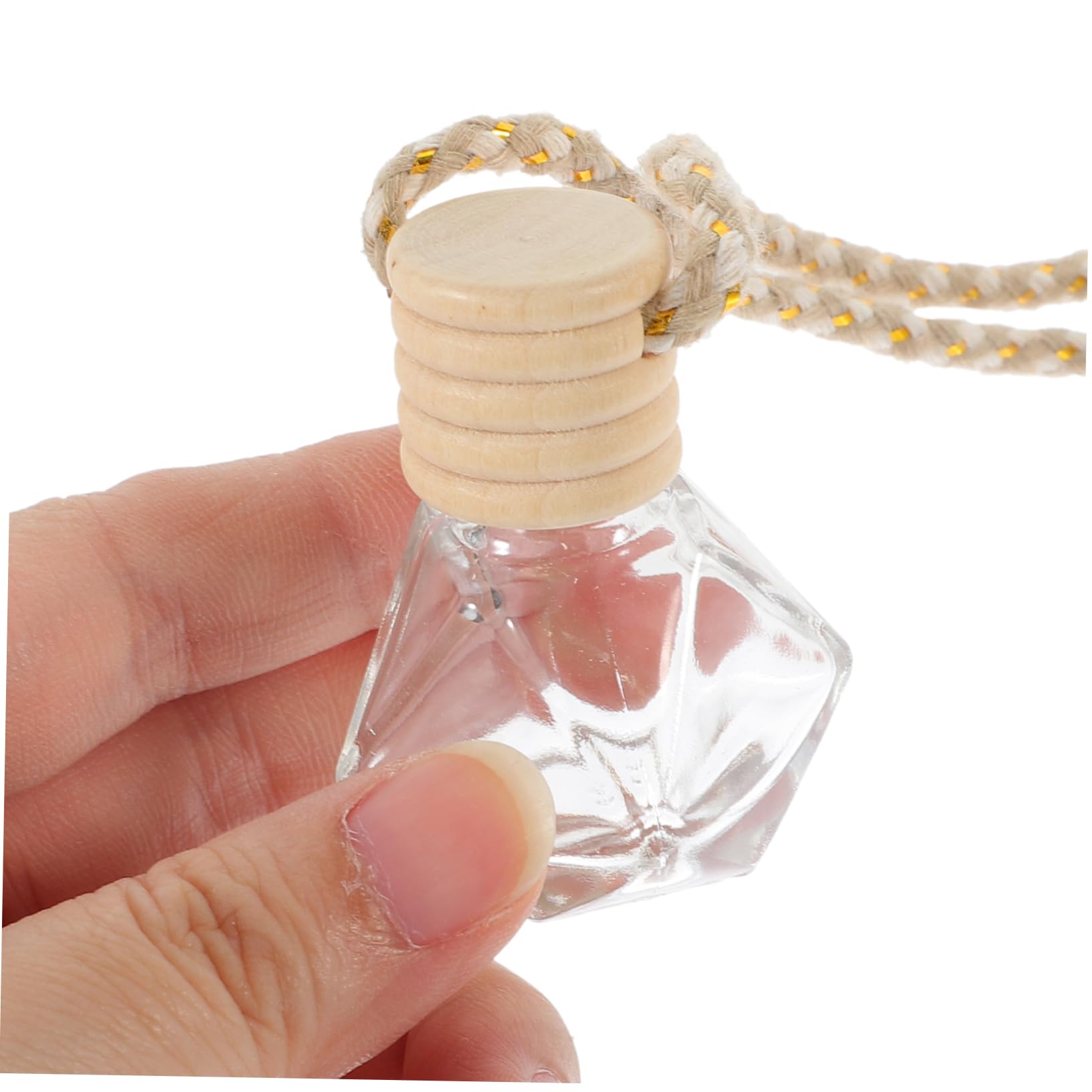 SHERCHPRY 30 szt. wisiorek na perfumy pusta butelka szklana wisząca butelka do aromaterapii