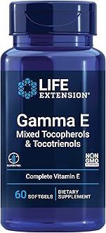 Life Extension Gamma E Mixed Tocopherols & Tocotrienols 60 Softgels