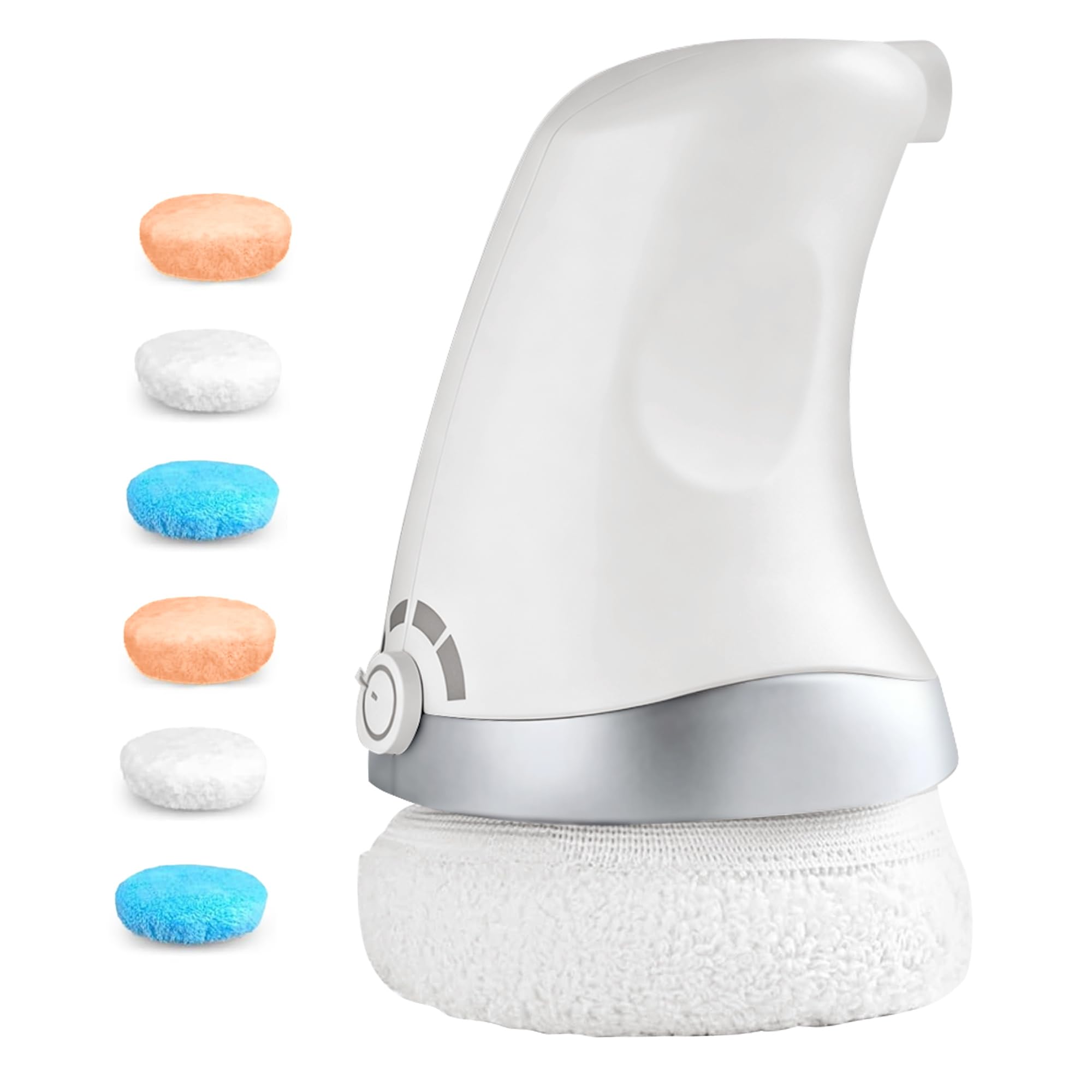 Cotsoco Masseur Anti-Cellulite Électrique avec 6 coussinets lavables doux pour la peau pour l'abdomen, la taille, les fesses, les bras et plus encore, raffermir et lisser la peau grâce au massage