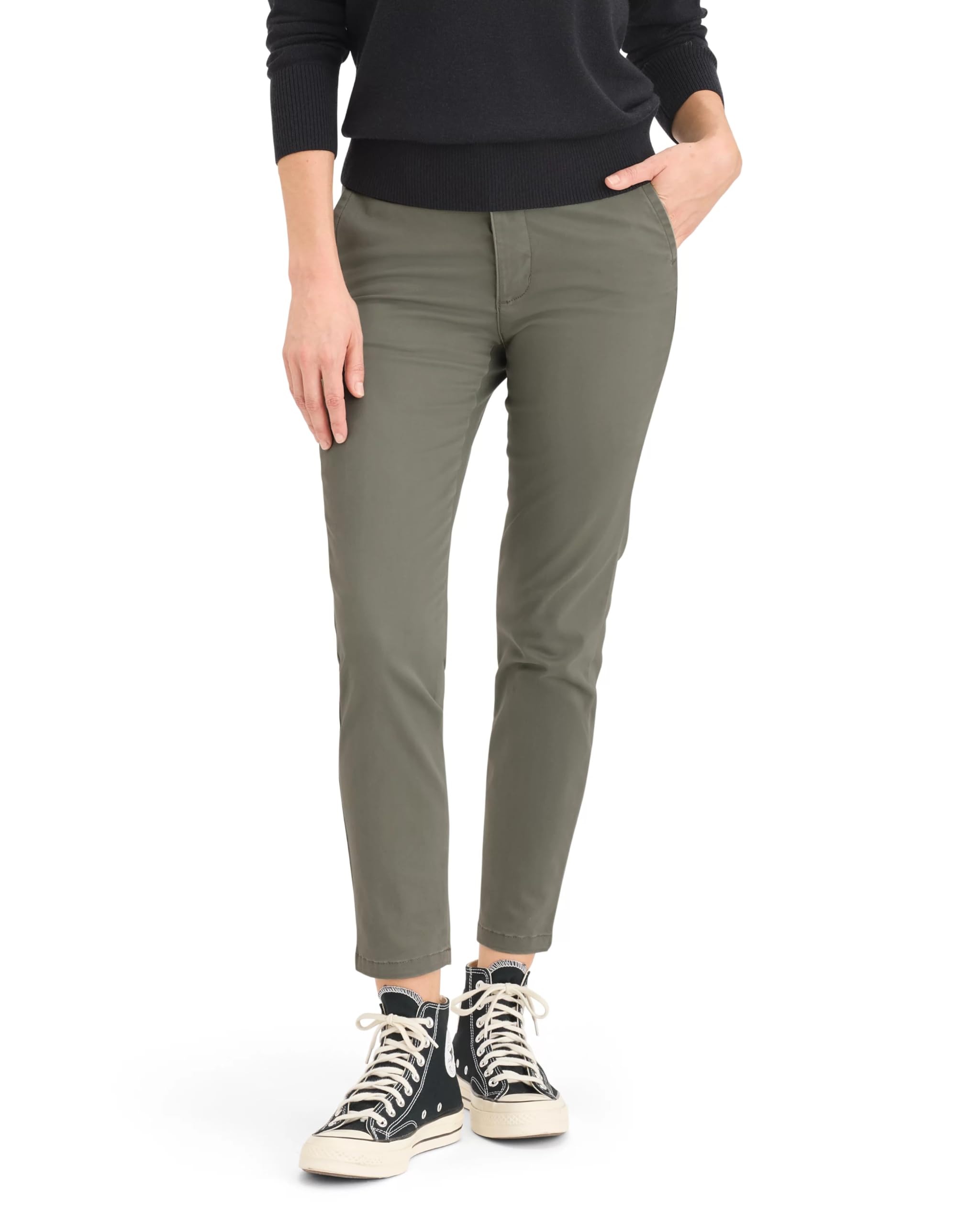 DOCKERS Women's Weekend Chino Skinny Pants, CAMO, 30W