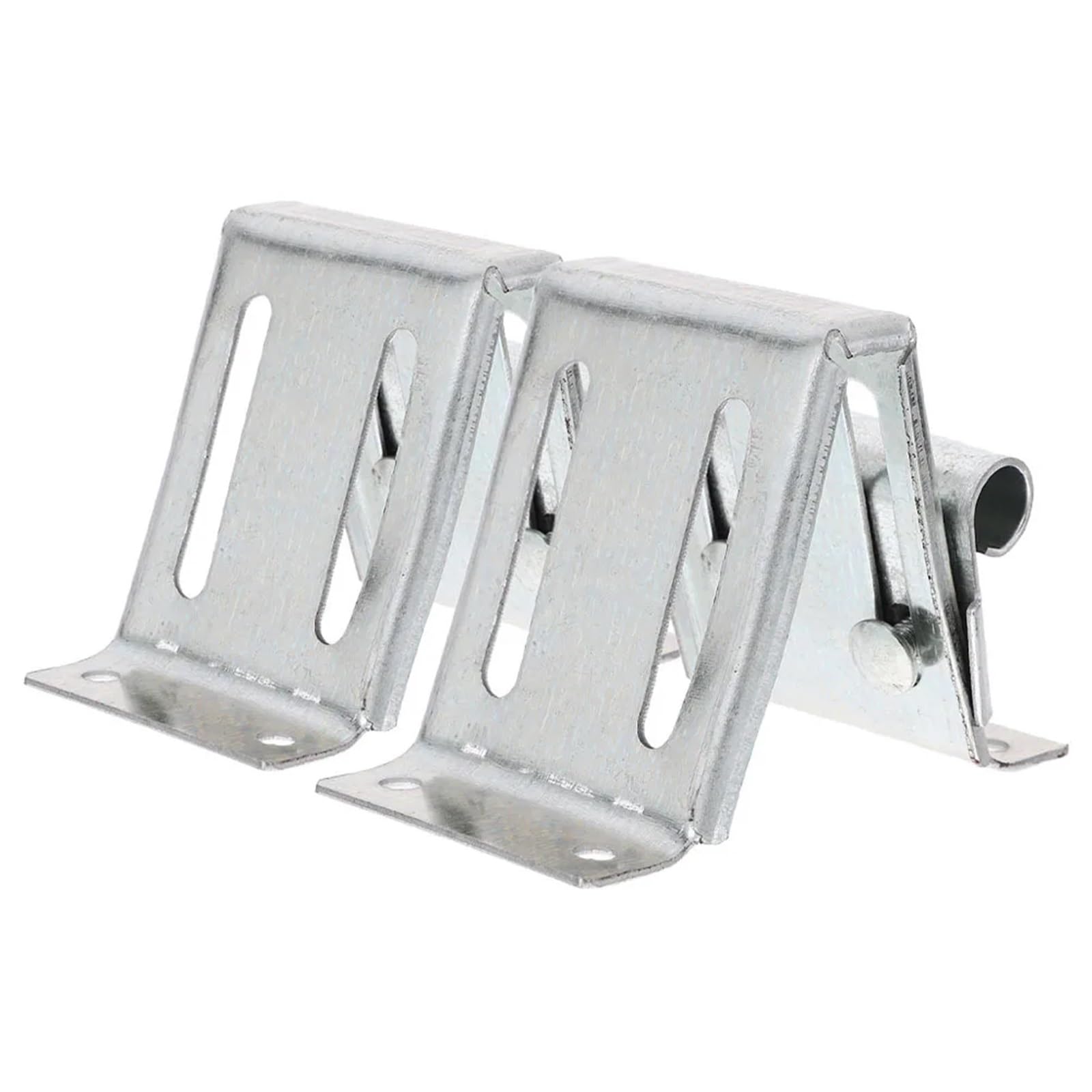 Superhao One Color Garage Door Bracket 2Pcs Hinges Garage Door Tracks Rails Brackets Replacement For Residential Repair Hardware Parts For Residential Doors