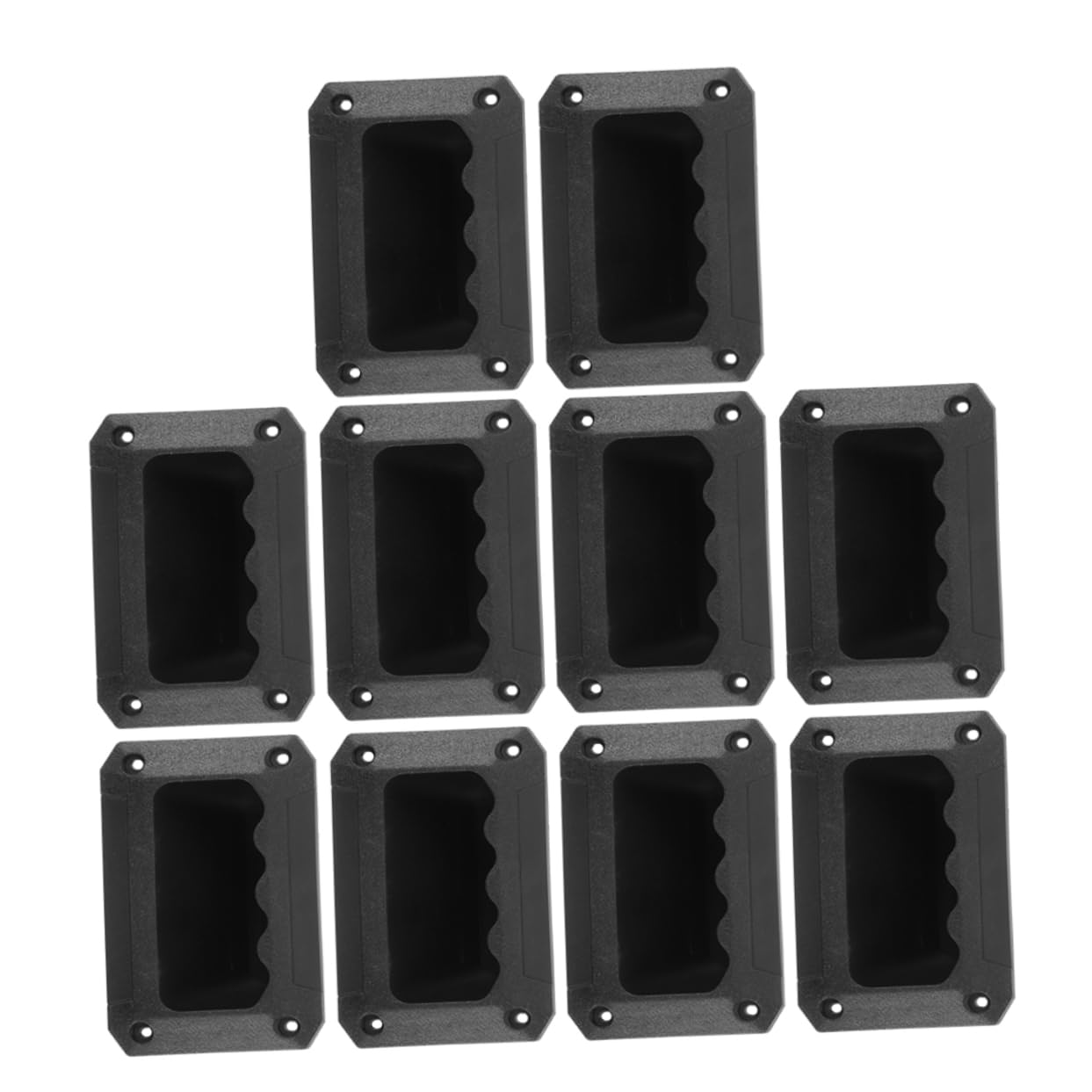 Holibanna 10pcs Durable Plastic Speaker Handles for Easy Installation and Comfortable Grip Replacement for Pa and Stage Speaker Cabinets