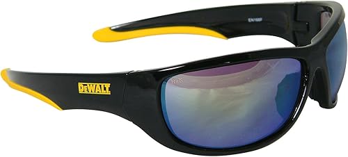 Gafas de seguridad DeWalt Dominator Marco negro/amarillo con lente transparente,Marco negro/amarillo con lente degradado,Marco negro/amarillo con