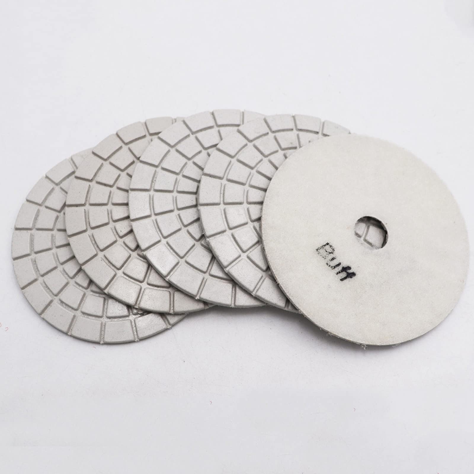 Diamentowe pady polerskie tarcze szlifierskie, 5 szt. 4" profesjonalne diamentowe elastyczne polerskie podkładki do granitu, marmuru, ceramicznego dysku szlifierskiego