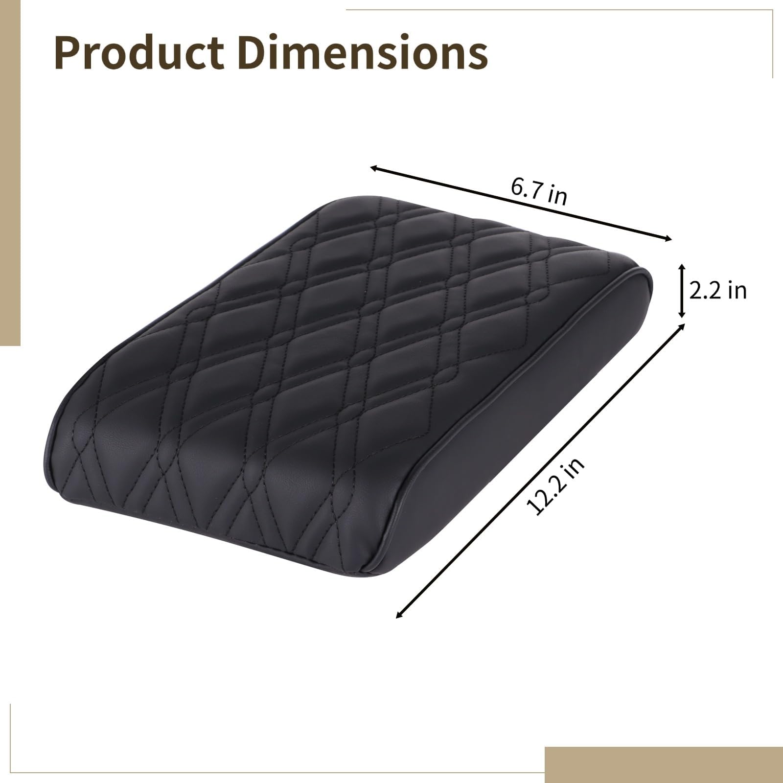 Copertura Console Centrale Auto per Mercedes Benz Classe A W176 2012-2018, Protezione Copribraccioli Console Centrale,Cuscino Bracciolo Auto
